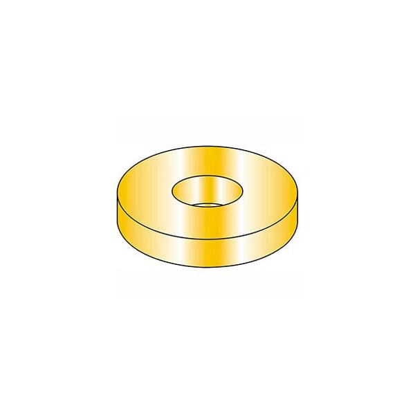 5/8in Flat Washer - SAE - Extra Thick - 21/32in I.D. - Steel - Yellow Zinc - Grade 8 - Pkg of 25